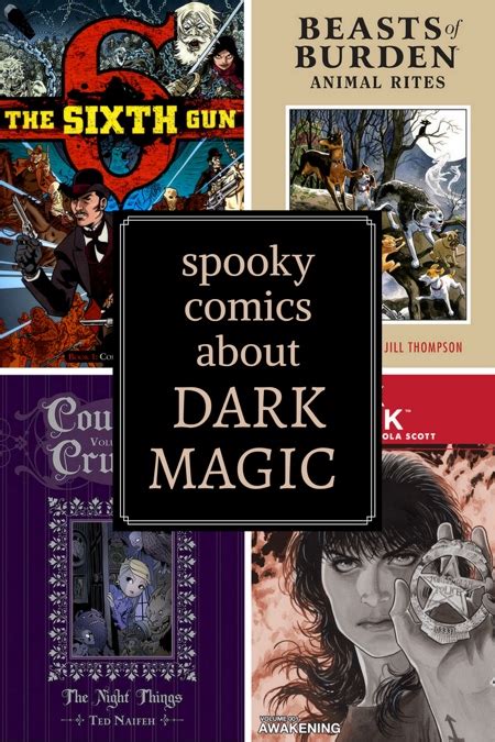 Dark magical graphic novel